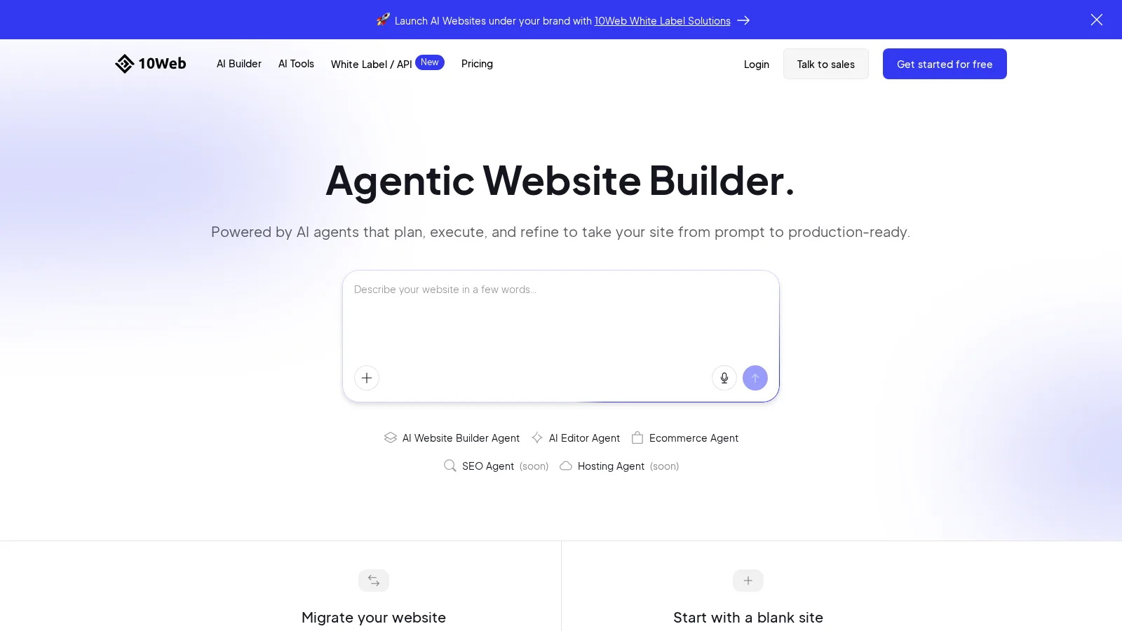 10Web — скриншот