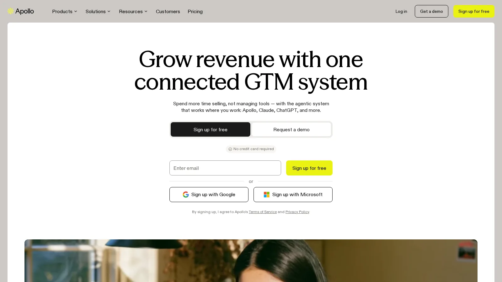 Apollo.io — скриншот