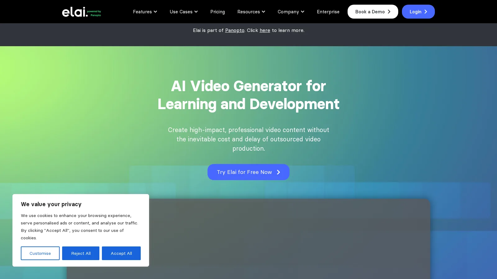Elai.io — скриншот