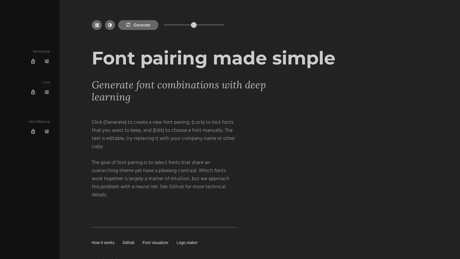 Fontjoy — скриншот