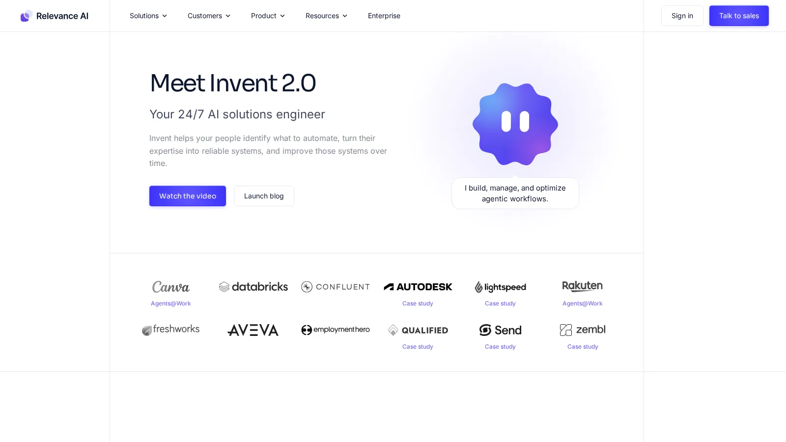 Relevance AI — скриншот